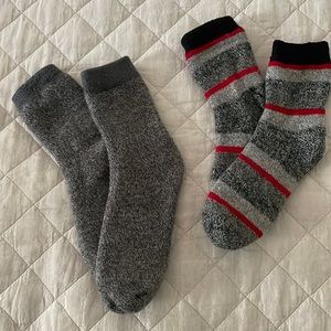 2 pairs cabin socks unisex